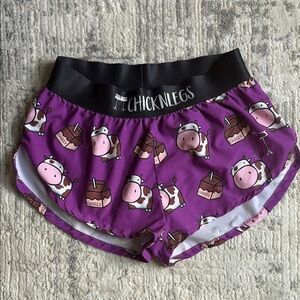 ChicknLegs cow print shorts